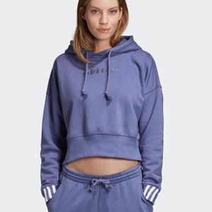 ADIDAS COEEZE CROPPED HOODIE
